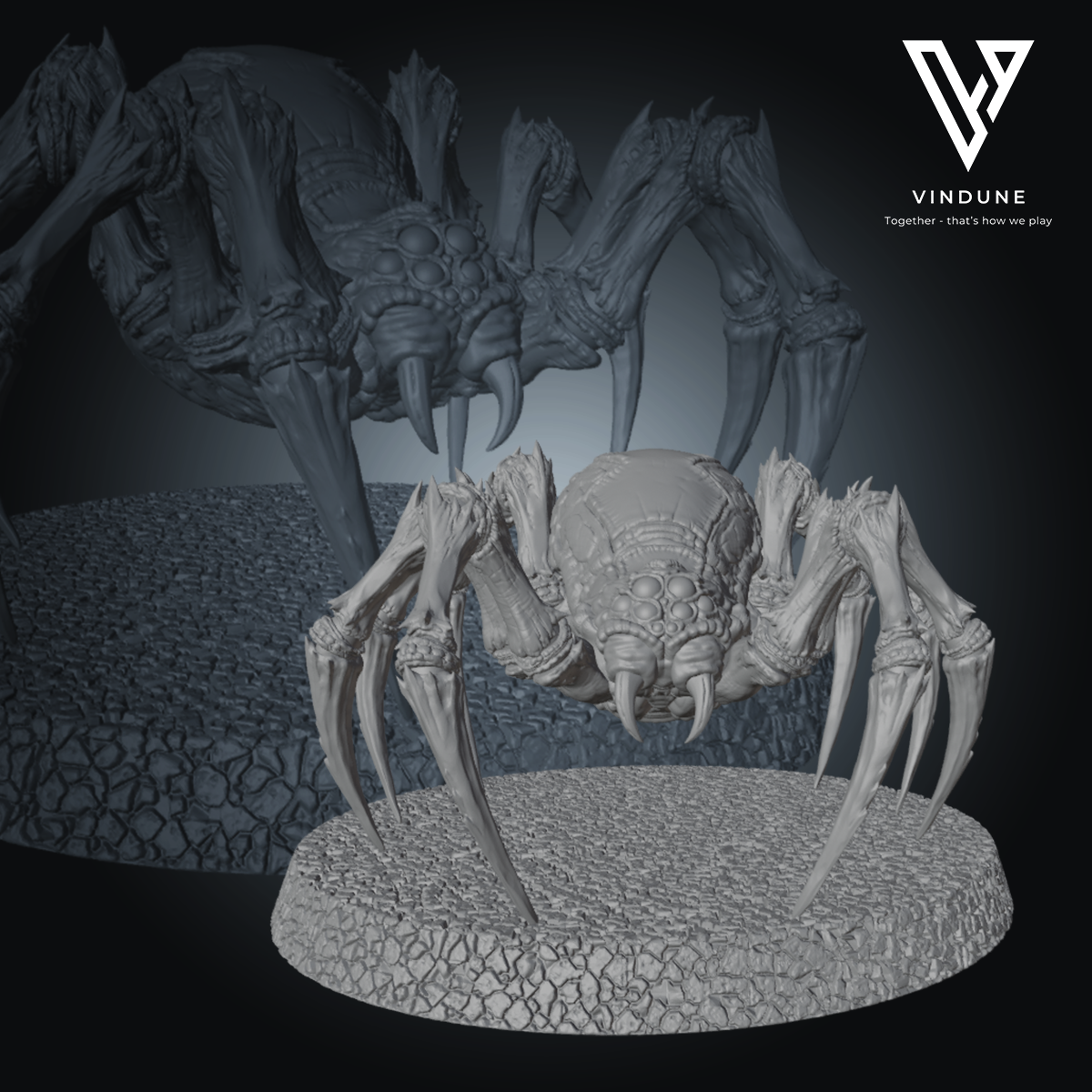 Riesenhöhlenspinnen Set (Boss) - (Giant Cave Spider Set) von Dungeon Dog