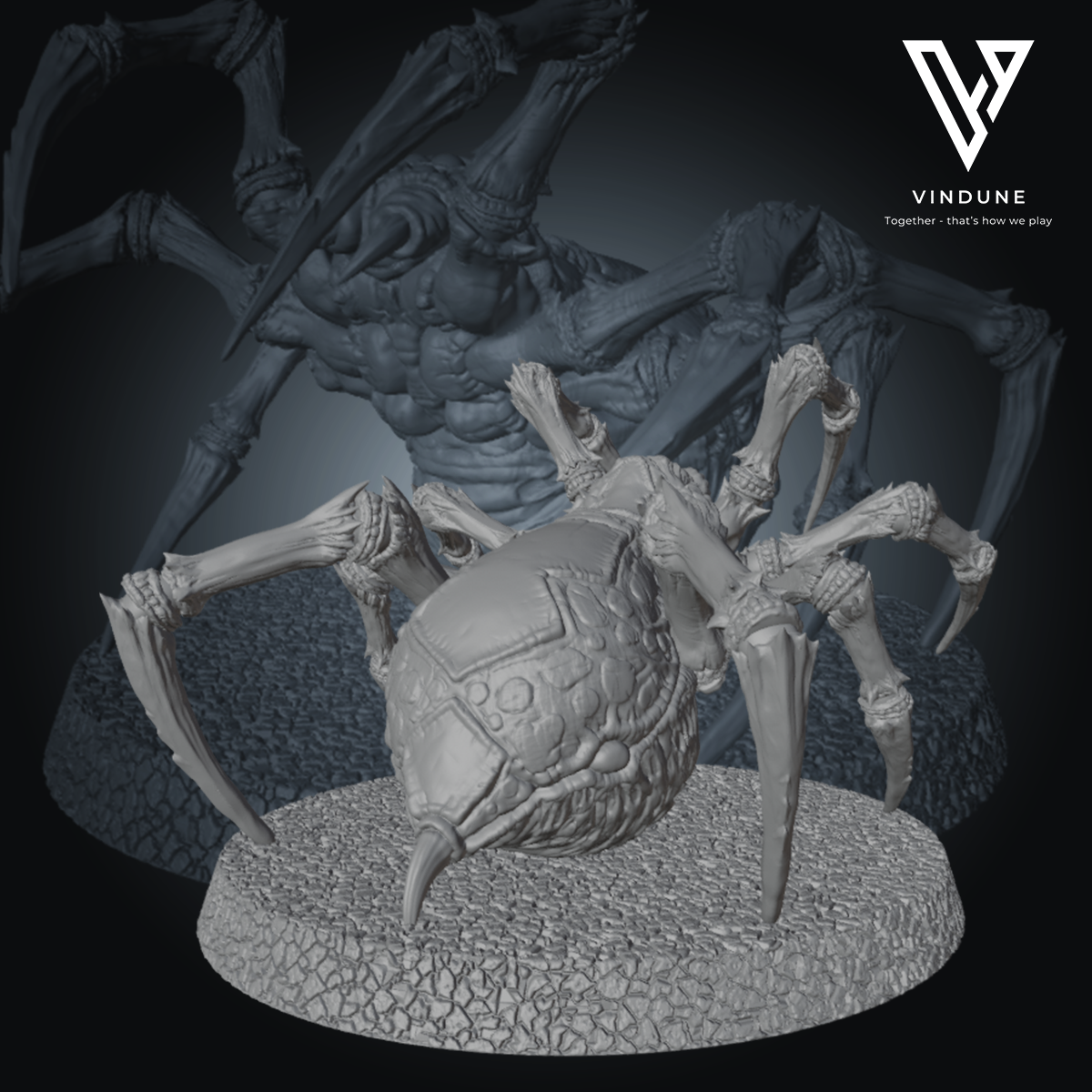 Riesenhöhlenspinne A-C (Boss) - (Giant Cave Spider) - von Dungeon Dog