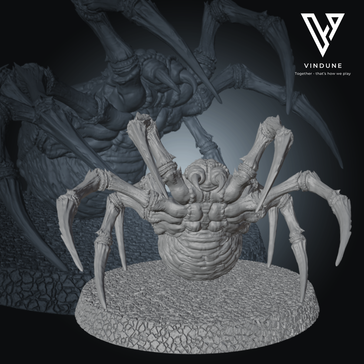 Riesenhöhlenspinne A-C (Boss) - (Giant Cave Spider) - von Dungeon Dog