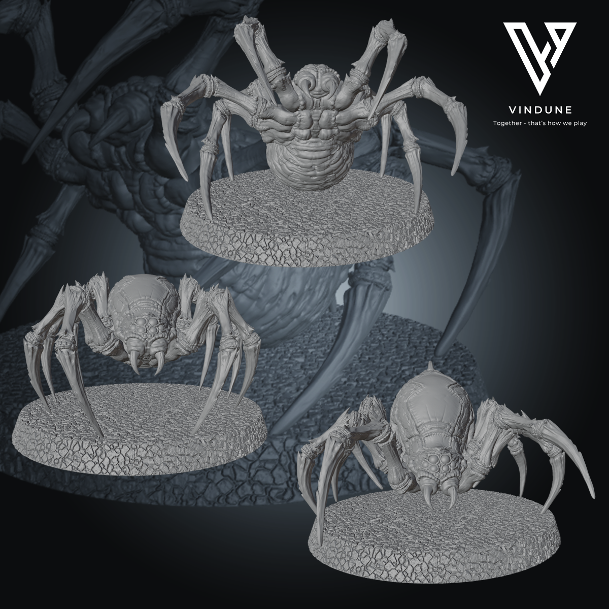 Riesenhöhlenspinne A-C (Boss) - (Giant Cave Spider) - von Dungeon Dog