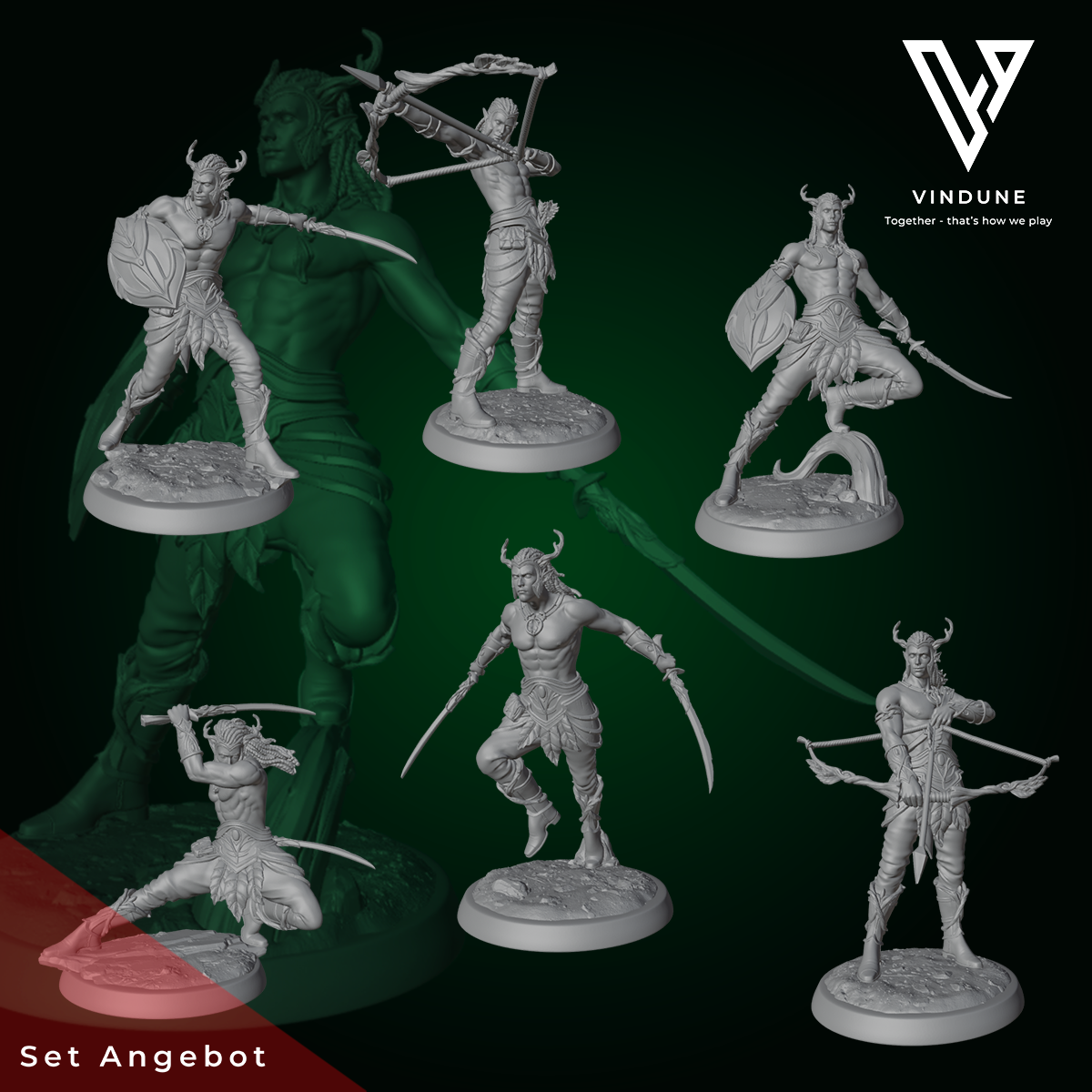 Waldelfen Set (Wood Elves Set) - von White Werewolf Tavern